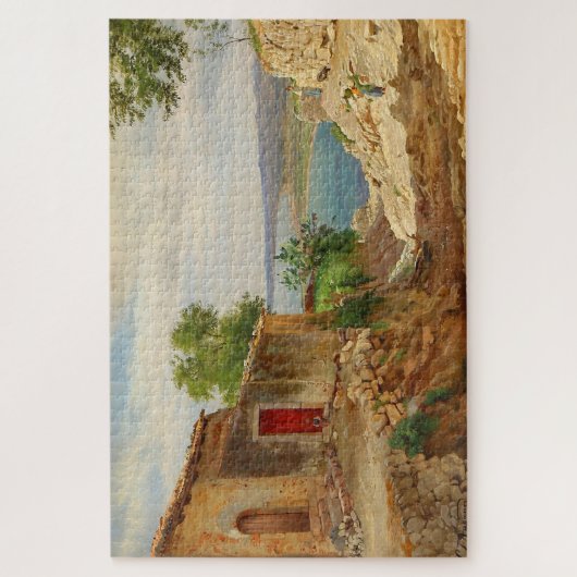 Küste von Taormina auf Sizilien Carl Aagaard Puzzle (Vertikal)