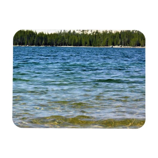 Küste von Tenaya Lake, Yosemite, CA Magnet (Horizontal)