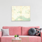 Küste von Texas Leinwanddruck (Insitu (Wohnzimmer))