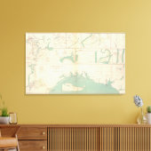 Küste von Texas Leinwanddruck (Insitu (Wohnzimmer))