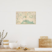 Küste von Texas Poster (Küche)