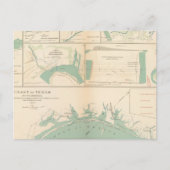 Küste von Texas Postkarte (Vorderseite)