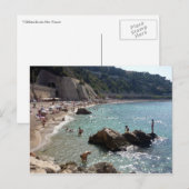 Küste von Villefranche Postkarte (Vorne/Hinten)