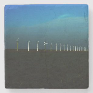 Küste von Windfarm Steinuntersetzer