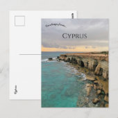 Küste von Zypern Postkarte (Vorne/Hinten)