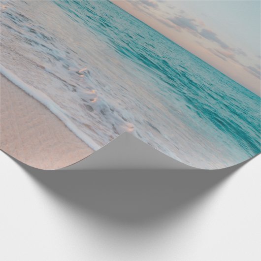 Küste während der goldenen Stunde Geschenkpapier (Ecke)