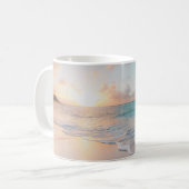 Küste während der goldenen Stunde Kaffeetasse (Vorderseite Links)