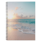 Küste während der goldenen Stunde Notizblock (Vorderseite)