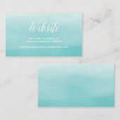 Küste | Website-Karte für Hochzeiten Begleitkarte (Vorne/Hinten)