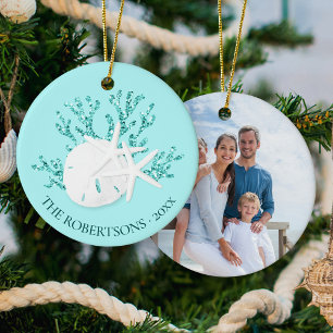 Küste Weihnachten Starfish Foto Keramik Ornament