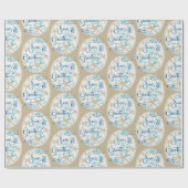 Küste WeihnachtsSEE & GREETINGS Geschenkpapier (Flach)