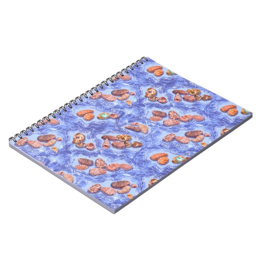 Küste, Wellen, Kies Notizblock (Linke Seite)