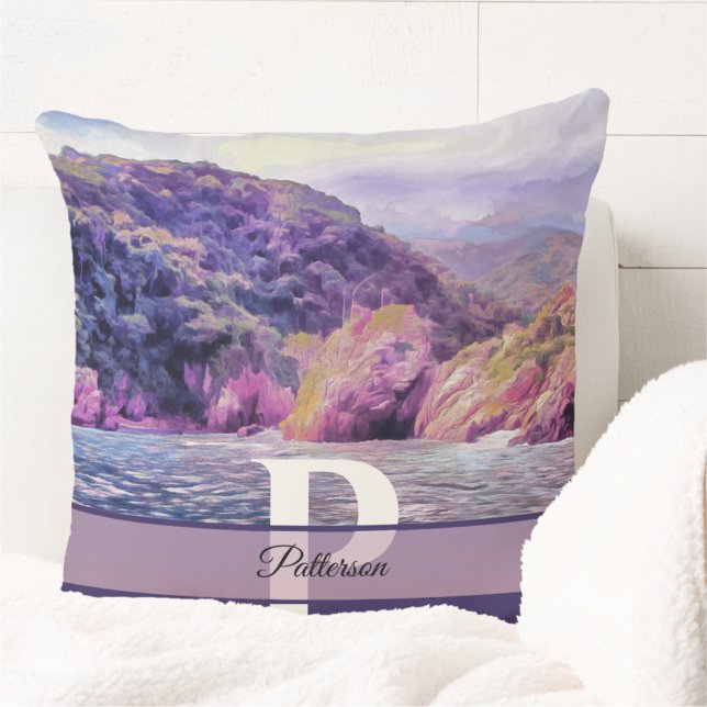 Küste Yelapa bis Puerto 1620 Kissen (Von Creator hochgeladen)