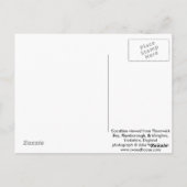 Küste Yorkshire Postkarte (Rückseite)