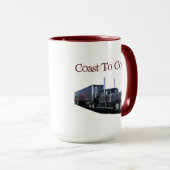 Küste zum die Küste entlangzufahren Tasse (VorderseiteRechts)