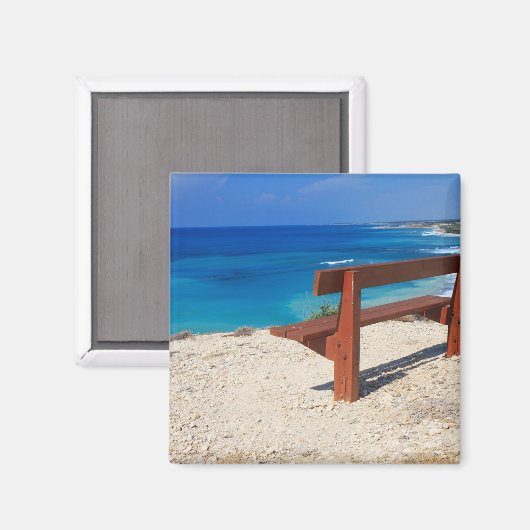 Küste Zyperns Magnet (Vorderseite/Rückseite)