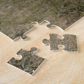 Küstelandschaft mit Sand und Gras geht Foto Puzzle (Seite)