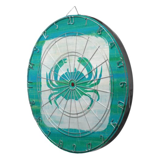 Küsten| Aqua-Krabbe Dartscheibe (Vorderseite rechts)