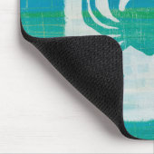 Küsten| Aqua-Krabbe Mousepad (Ecke)
