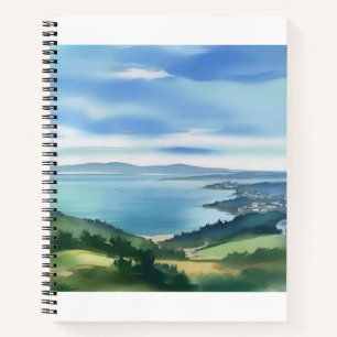 Küsten-Aquarell Notizblock