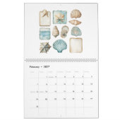Küsten-Aquarelle 2025 Kalender (Feb 2027)