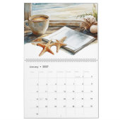 Küsten-Aquarelle 2025 Kalender (Jan 2027)