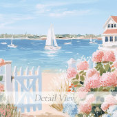 Küsten Cottage-Garten-Kunstprint Poster
