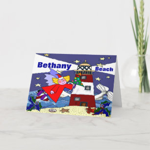 Küsten-Delaware-Urlaubskarte Feiertagskarte
