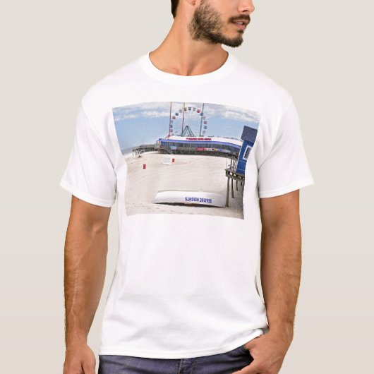 Küsten-Höhen, Jersey-Ufer T-Shirt (Vorderseite)