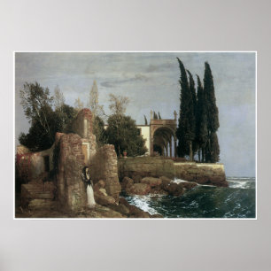Küsten-Landhaus, Arnold Bocklin 1878 Poster