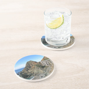 Küsten-Landstraße 1 - große Nebenfluss-Brücke Getränkeuntersetzer