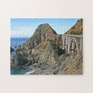 Küsten-Landstraße 1 - große Nebenfluss-Brücke Puzzle