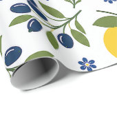 Küsten-Limonen-Geschenkverpackung Geschenkpapier (Rolleneckpunkt)