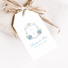 Küsten-Monogramm-Wappen-Hochzeit Geschenkanhänger