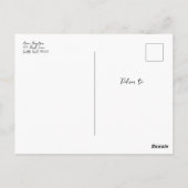 Küsten-Motorscooter Postkarte (Rückseite)