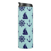 Küsten-Muster Thermosbecher (Nach rechts gedreht)