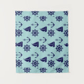 Küsten-Muster Wandteppich (Vorderseite)