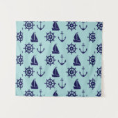 Küsten-Muster Wandteppich (Vorderseite (Horizontal))