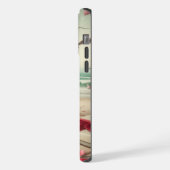 Küsten-/Nautikaltag iPhone Hülle (Linke Seite)