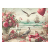 Küsten-/Nautikaltag Tischdecke (Vorderseite (Horizontal))