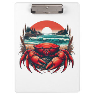 Küsten-/nautische Maine-Krabbe Klemmbrett