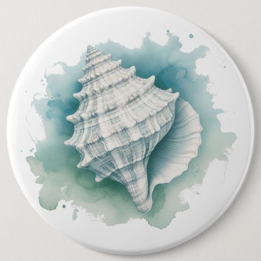 Küsten/Nautische Muschel Button (Vorderseite)