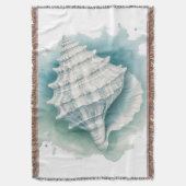 Küsten/Nautische Muschel Decke (Vorderseite Vertikal)