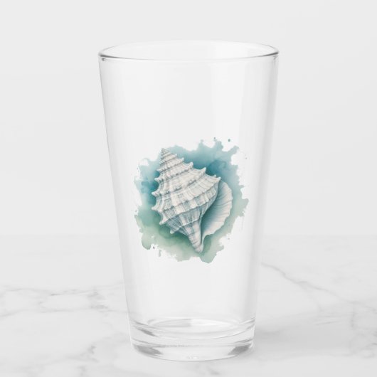 Küsten/Nautische Muschel Glas (Vorderseite)