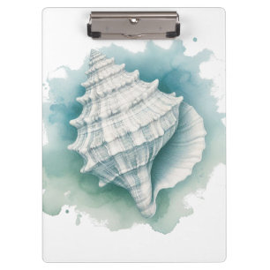 Küsten/Nautische Muschel Klemmbrett