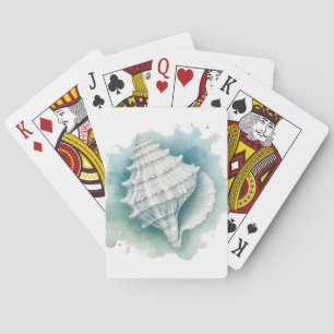 Küsten/Nautische Muschel Spielkarten
