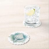 Küsten/Nautische Muschel Untersetzer (Vor Ort)