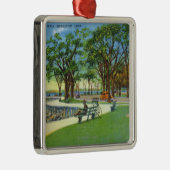 Küsten-Park-Ansicht des Uferdamm-Wegs Ornament Aus Metall (Rechts)