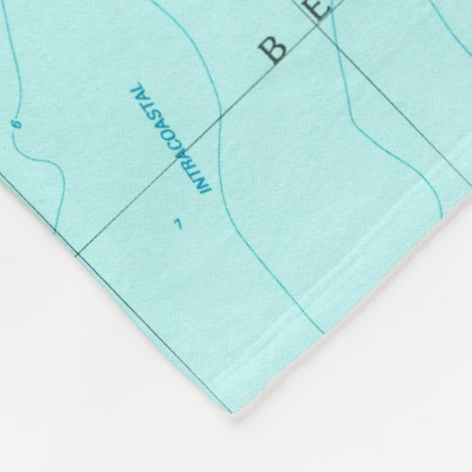 Küsten-Park u. NJ Ufer Map (1989) Fleecedecke (Ecke)