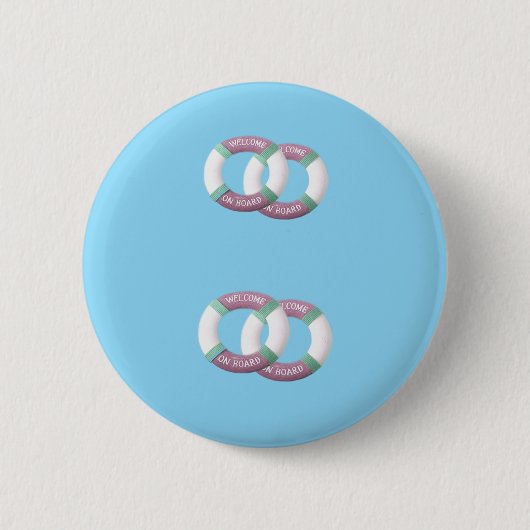 Küsten-Rettungsring-Abzeichen Button (Vorderseite)